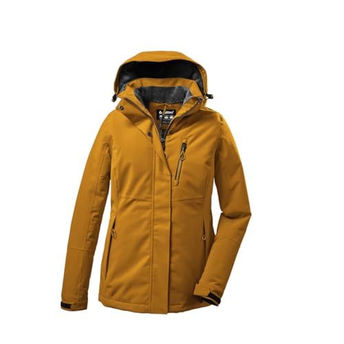 killtec Kow 140 WMN JCKT - Dames Outdoorjas - Donkermosterd - Maat 44