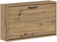 vidaXL Wandgemonteerde Schoenenkast UTRECHT 71 x 17 x 43 cm Bewerkt hout Artisanaal eiken