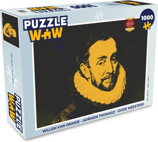 MuchoWow Puzzel Willem van Oranje - Adriaen Thomasz - Oude meesters - Legpuzzel - Puzzel 1000 stukjes volwassenen