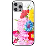 ERT GROUP Babaco Flowers 056 Gehard Glas Telefoonhoesje voor Apple iPhone 13 Pro Max
