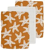 Swim Essentials Washcloth Orange Starfish Print
