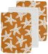 Swim Essentials Washcloth Orange Starfish Print