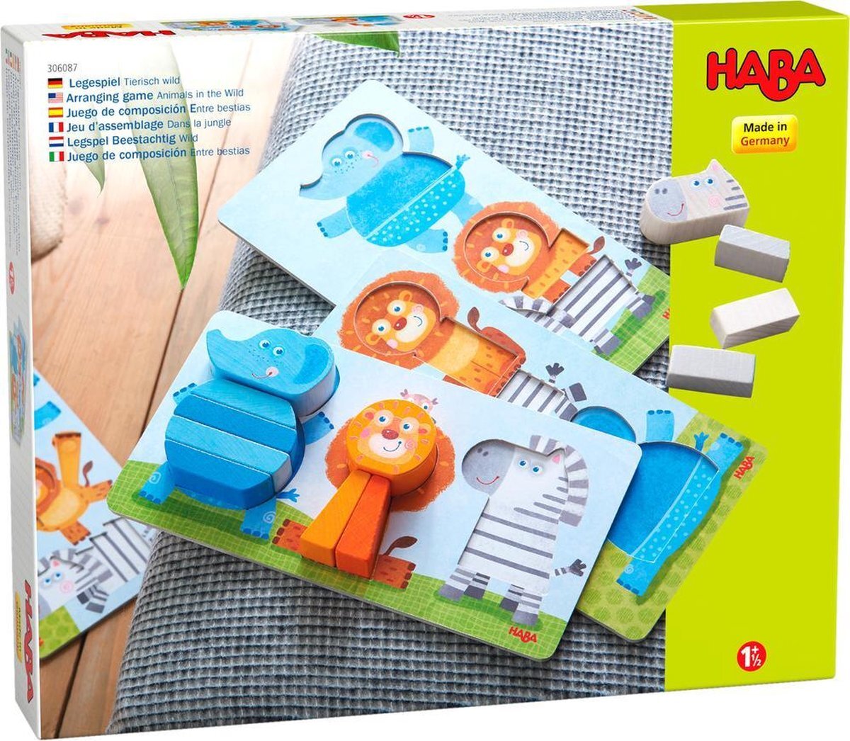 Haba Vormenpuzzel Beestachtig Wild Junior Hout 13-delig