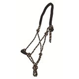 HKM Knoophalster Zwart/wit Katoen Unisex Paard