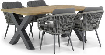 Lifestyle Garden Furniture Lifestyle Western/Cardiff 180 cm dining tuinset 5-delig