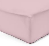VISION Hoeslaken 160x200cm Roze