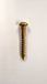 Hoenderdaal Fasteners Hoenderdaal Houtschroef Messing Blank BK ZS DIN96 4.5x30 mm (10 Stuks)