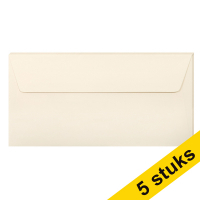 Clairefontaine Clairefontaine gekleurde enveloppen ivoor EA5/6 120 grams (5 stuks)