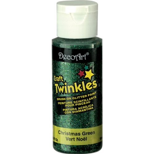 Decoart DecoArt 59 ml Craft Twinkles, kerstgroen