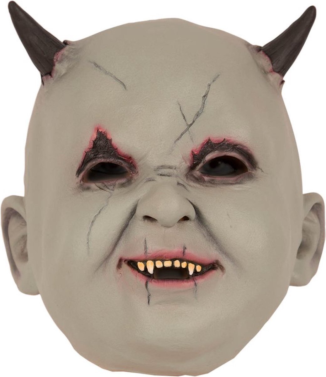 Faram Party Halloween - Latex horror masker baby duivel