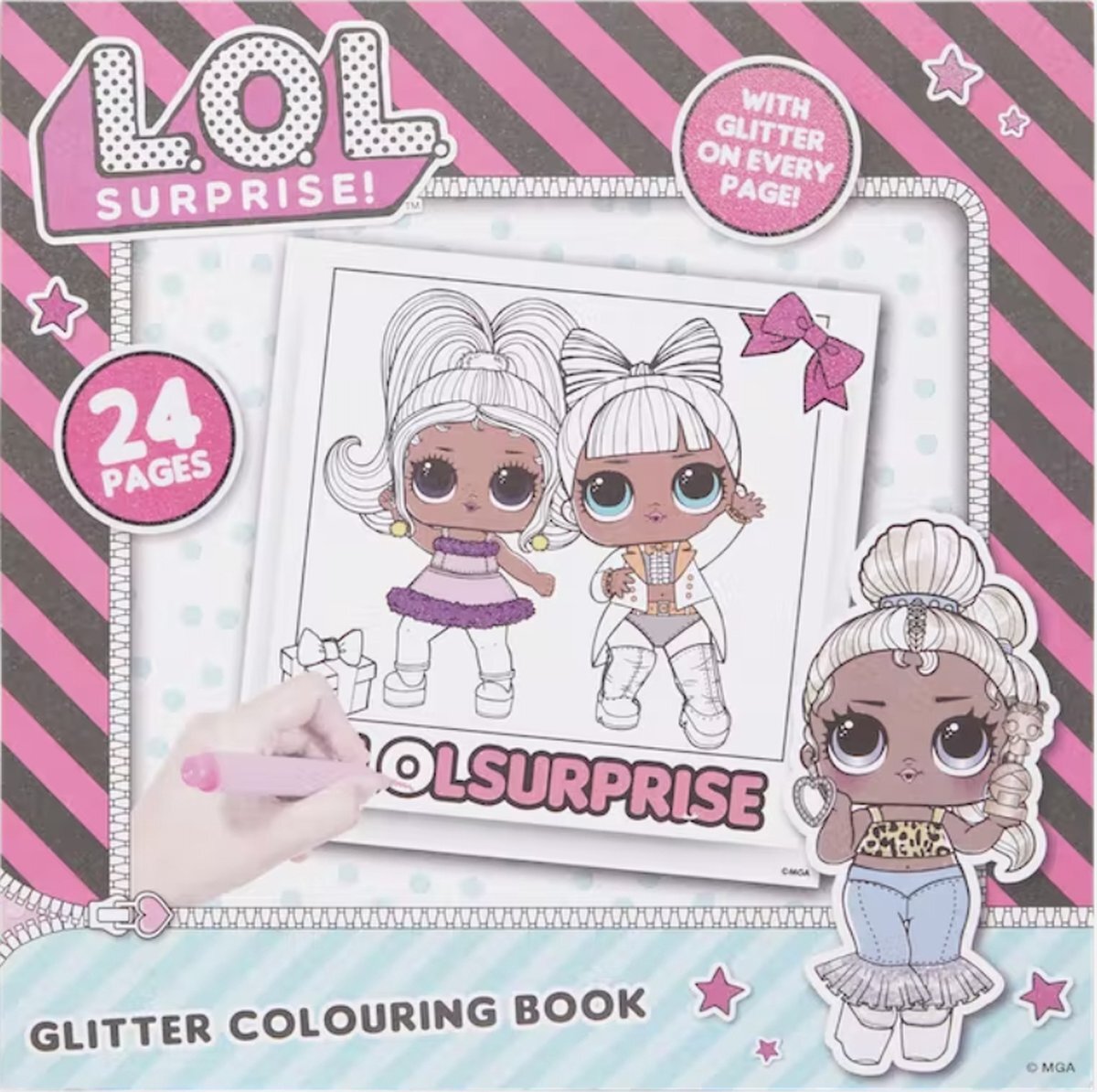 L.O.L. Surprise! L.O.L Surprise Kleurboek- Glitter - Glitter kleurboek - Kleuren