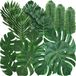 96 stuks palmbladeren kunstmatige tropische bladeren decor jungle bladeren tropische palmbladeren partij decoraties safari decoraties