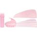 Brushworks Luxe haarhanddoeken - 2 stuks, roze, één maat