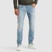 PME Legend NIGHTFLIGHT regular fit jeans met textuur lichtblauw