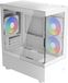 AEROCOOL ADVANCED TECHNOLOGIES Viewport Mini-G-WT-v4 ARGB (blanc, verre trempé x 2)