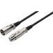 Monacor MEC-190/SW XLR Câble [1x XLR Mâle - 1x XLR Femelle] 2 m Noir