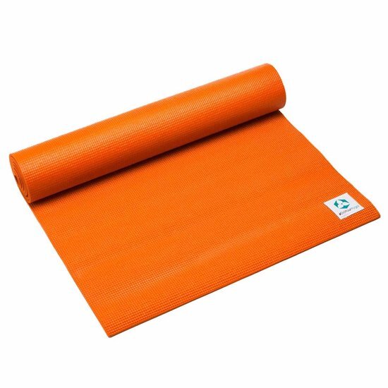 #DoYourYoga - Anti-slip ECO PVC Yogamat - Â»Annapurna ComfortÂ« - goede grip is duurzaam en slijtvast - 183 x 61 x 0 5 cm - oranje