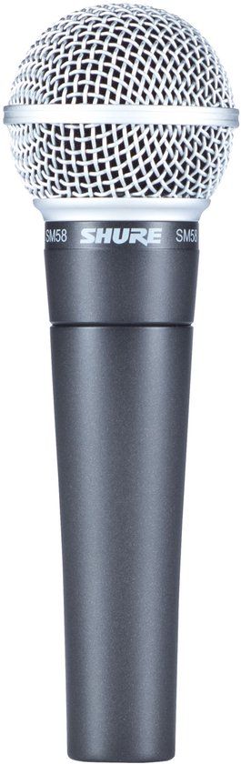 Shure SM58 LCE Dynamische Zangmicrofoon - Zwart