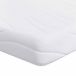 Matelas blanc 160 x 200 cm tissu jacquard