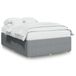 VidaXL Cadre de lit Tissu Gris clair 140x200 cm