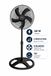 Kumtel Staande Ventilator Zwart 60W 50x50x132cm