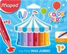 Maped Color'Peps WAX EARLY AGE - Craie à la cire - 12 pièces - Multi