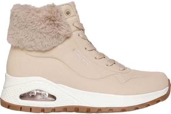 Skechers Uno Rugged Dames Sneakers 167274-sand - Wit