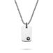 S.Oliver Heren Sieraden – Halsketting Van Roestvrij Staal Met Taghanger – Klassiek, Tijdloos En Symbolisch – Perfect Cadeau-Idee