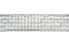 Decoratief Bol Decoratief lint, klein, zilverkleurig, 6,5 cm x 10 m.