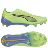 PUMA Ultra 6 Ultimate FG Light Up - Vert/Bleu glacé/Violet Femme - Herbe naturelle (FG), pointure 41