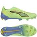 PUMA Ultra 6 Ultimate FG Light Up - Vert/Bleu glacé/Violet Femme - Herbe naturelle (FG), pointure 41
