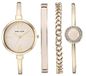 Anne Klein Dames Bangle horloge en kristal geaccentueerde armband set