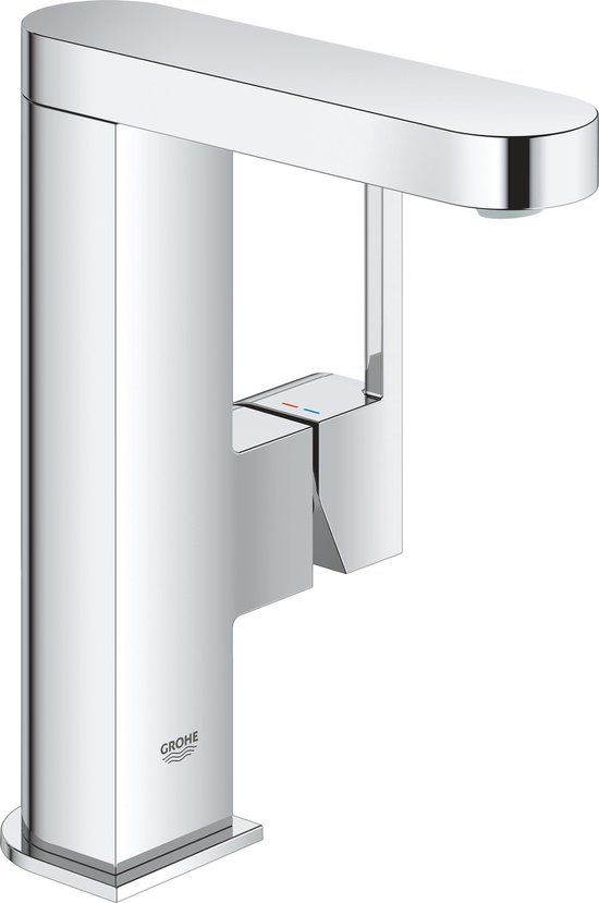GROHE Plus Wastafelkraan - Chroom - Met Push Open Waste - Waterbesparend