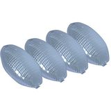 one by Camamamoto 77206341 edelsteenset, transparant, voor en achter, compatibel met Ducati Monster 620 800 695 S4 S2R S4R 1000