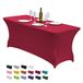 CWK Stretch Spandex Tafelhoes voor Rechthoekige Tafels - Apple Rood