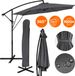 ML-Design Parasol Serie Premium Ø300 cm Aluminium Antraciet