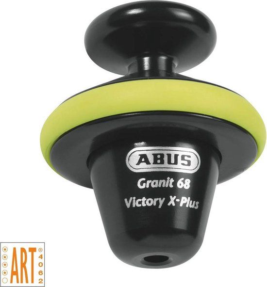ABUS Granit 68 Victory X-Plus Schijfremslot - Geel - ART4 - Motorslot