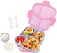 Unyqoos® Lunchbox enfant avec compartiments et couverts pour l'école et les voyages