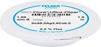 Felder ISO-Core Ultra Clear SAC305 Soldeertin Spoel Sn96,5Ag3Cu0,5 1 mm