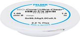 Felder ISO-Core Ultra Clear SAC305 Soldeertin Spoel Sn96,5Ag3Cu0,5 1 mm