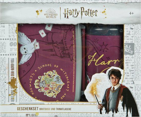 4KidsOnly Harry Potter Lunchset Multi Colour Kunststof