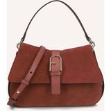Furla Schoudertassen Furla Flow M Top Handle Cognac
