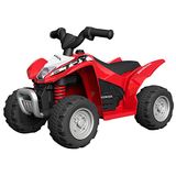 TURBO CHALLENGE Quad Honda VTA Elektrische Drager 119714 Elektrisch Voertuig Rood Klaar om te Rijden Maximaal 25 kg Plastic Oplaadbare Batterijen Vanaf 18 maanden