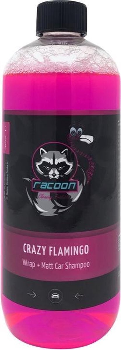 Racoon CRAZY FLAMINGO Wrap + Matt Car Shampoo - 1000ml