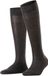 FALKE Sensitive London drukvrije comfort tailleband katoen kniekousen dames grijs - maat 39-42