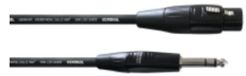 Cordial CIM 0.6 FV tussenstuk voor kabels XLR Plug 6.3mm Zwart