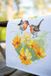 Vervaco Perlaida loper kit - Roodborstjes en bloemen - PN-0161964