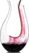 Sans marque Carafe à vin, 1,5 L carafe à vin en cristal en forme de U