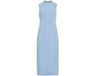 VILA Denim jurk VIWIONA Midi Light Blue Denim