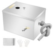 Séparateur de graisse Acier inoxydable 20L pour eaux usées de cuisine